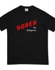 Sober But Belligerent White Logo