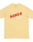 Sober But Belligerent White Logo