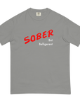 Sober But Belligerent White Logo